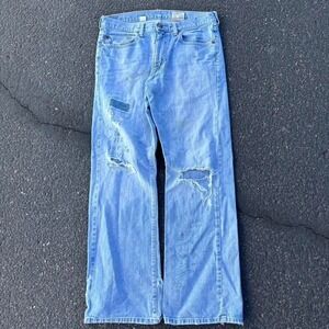 Vintage 00's y2k Low Rise Bootcut Hollister Surf Jeans 32x32